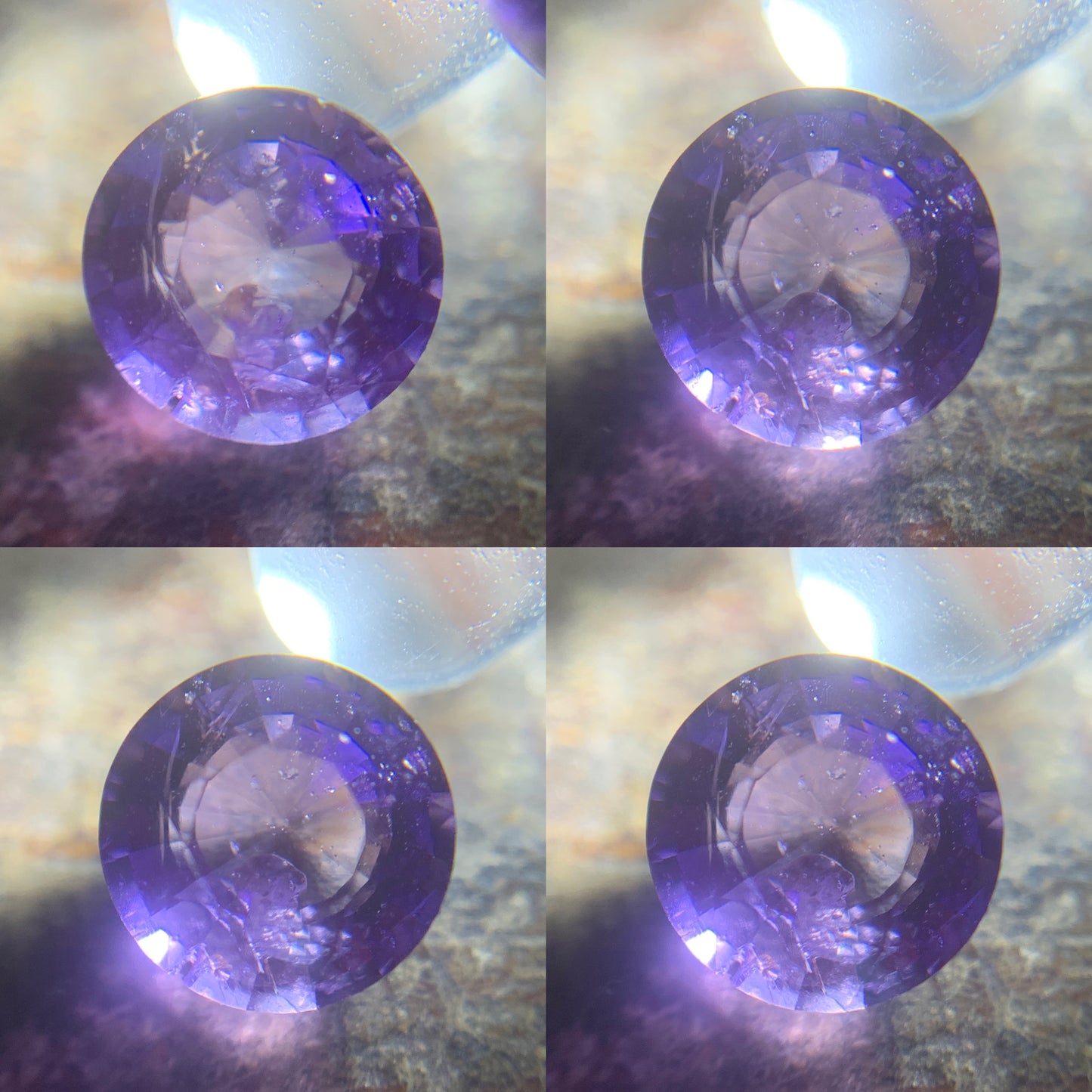 Purple Sapphire 5.2 mm Round 0.73 Ct Heated Only Natural Loose Gemstone For Jewelry Making 💎✨