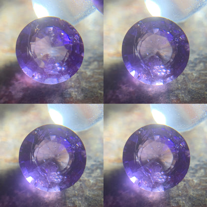 Purple Sapphire 5.2 mm Round 0.73 Ct Heated Only Natural Loose Gemstone For Jewelry Making 💎✨