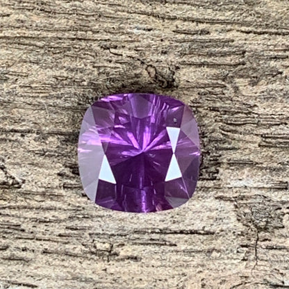 Hazy Purple Spinel Concave Cut / Fantasy Cut Cushion 2.42 Ct Natural Loose Gemstone From Sri Lanka 💎✨
