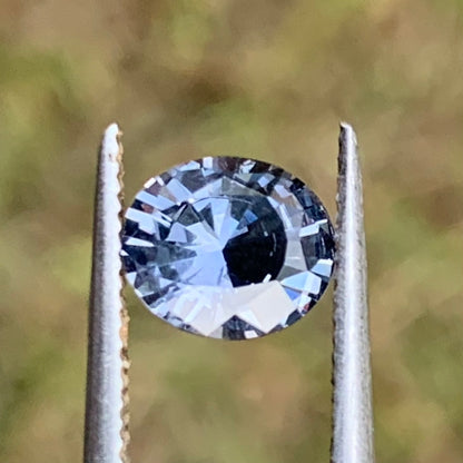 Grayish Blue Spinel Oval 0.85 Ct Natural Loose Gemstone