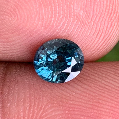 Teal Blue Spinel Oval 1.05 Ct Natural Loose Gemstone for Jewelry Making