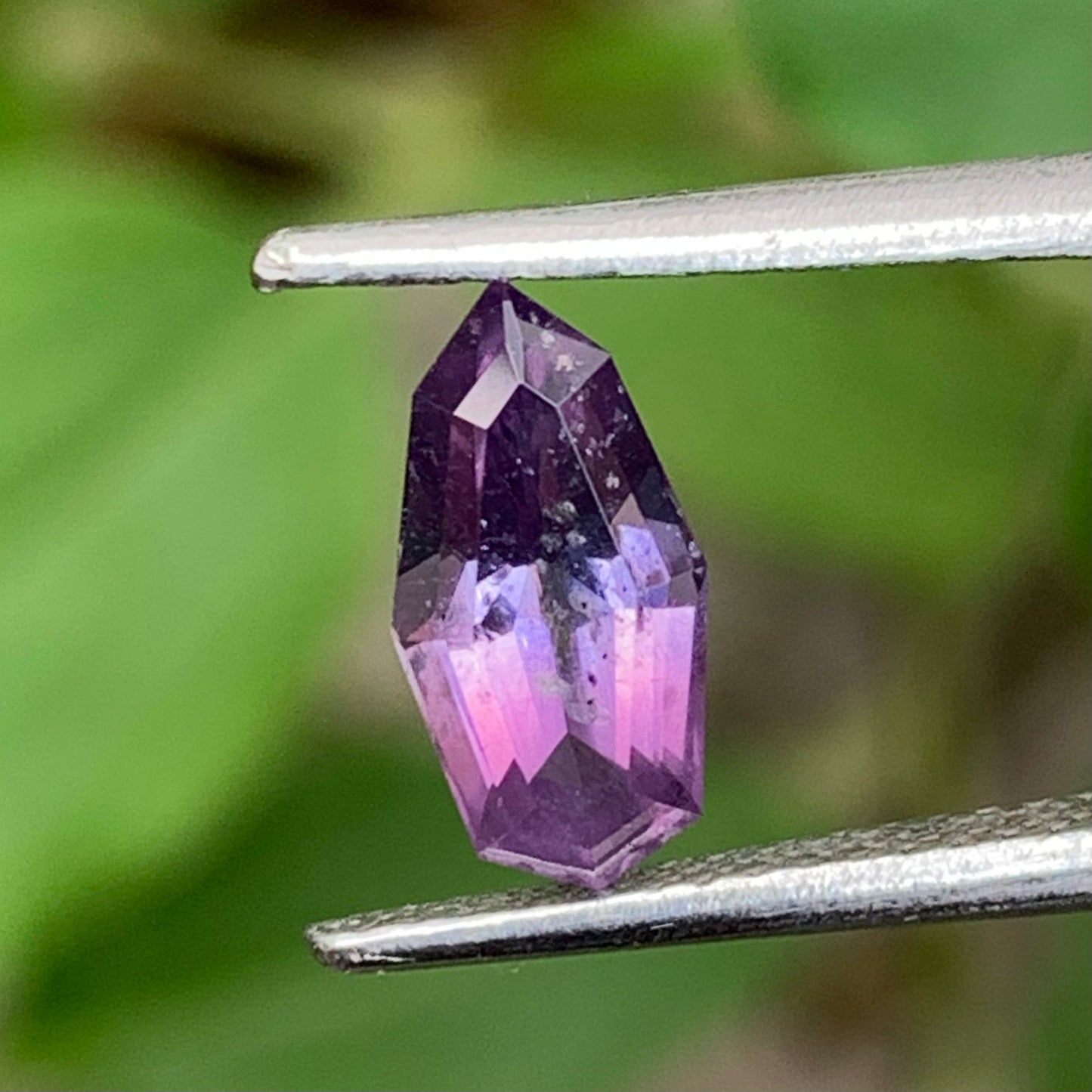 Purple Spinel Fancy Geometric Shape Modified Shield 1.15 Ct Natural Loose Gemstone from Sri Lanka