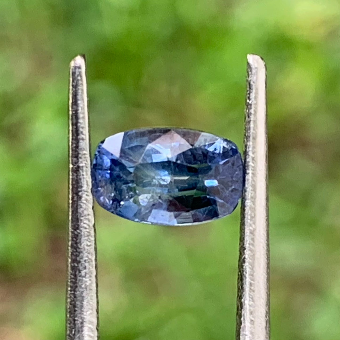 Blue Sapphire Rectangular Cushion 0.99 Ct Heated Only Natural Loose Gemstone For Jewelry Making