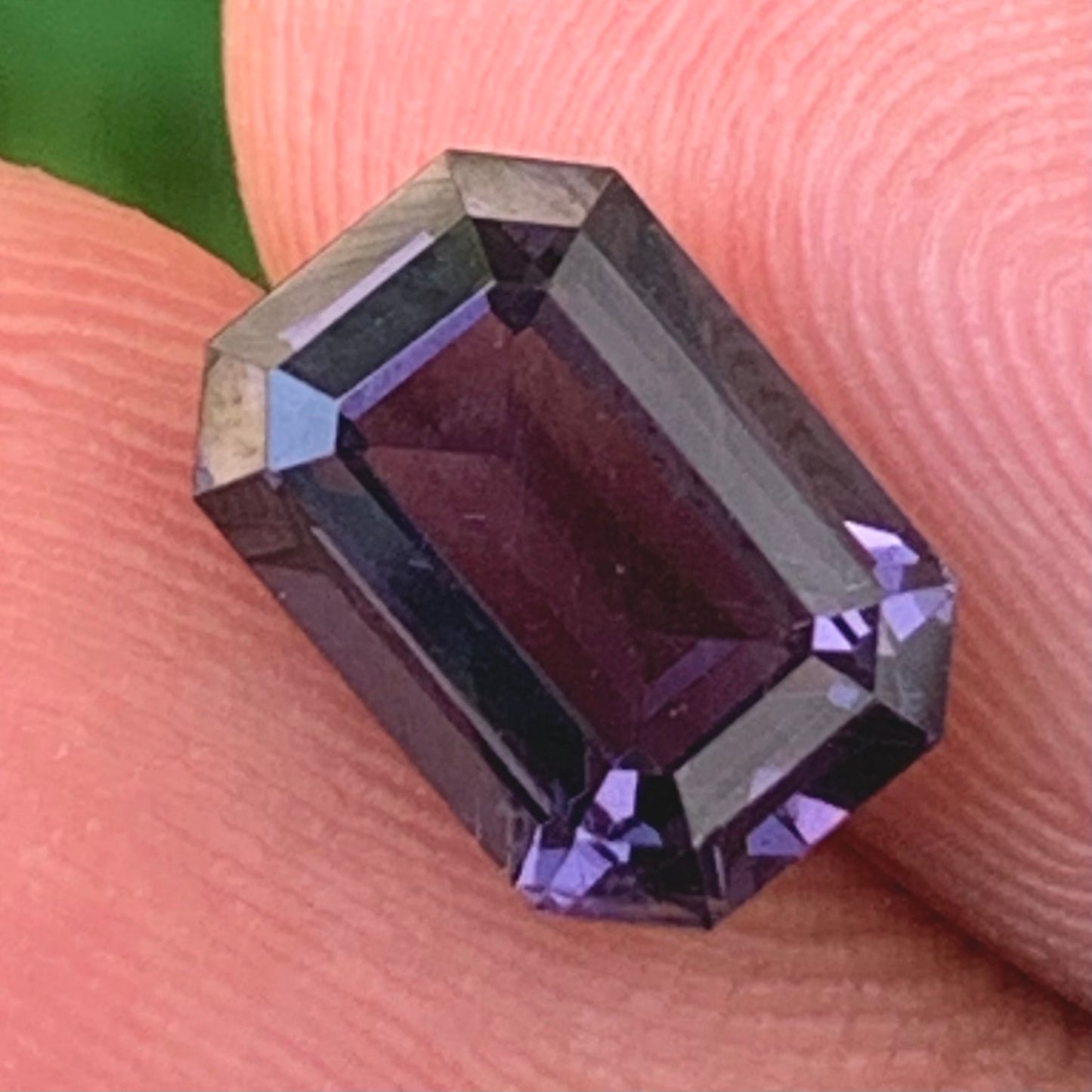 Purple Spinel Emerald Cut Octagon 2 Ct Natural Loose Gemstone