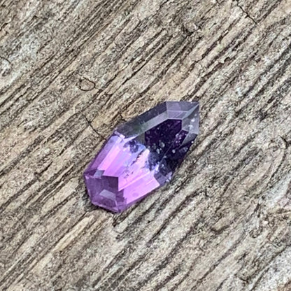 Purple Spinel Fancy Geometric Shape Modified Shield 1.15 Ct Natural Loose Gemstone from Sri Lanka
