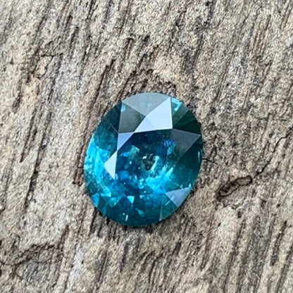 Teal Blue Sapphire Oval 0.98 Ct Natural Loose Gemstone For Jewelry Making 💎✨