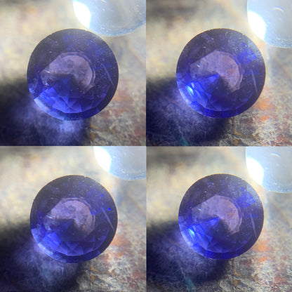 Blue Sapphire 5.2 mm Round 0.59 Ct Heated Only Natural Loose Gemstone For Jewelry Making 💎✨