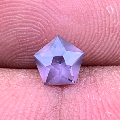 Lavender Spinel Star Cut Pentagon 0.58 Ct Natural Loose Gemstone For Jewelry Making 💎✨