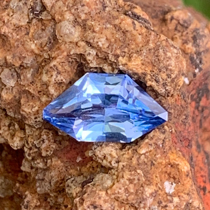 Blue Sapphire Hexagon 0.75 Ct Natural Loose Gemstone from Sri Lanka