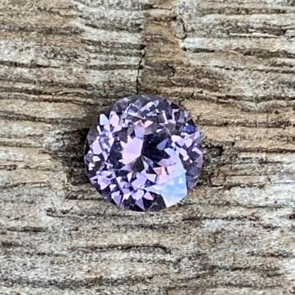 Purple Spinel 5.3 mm Round Fancy Flower Cut 0.65 Ct Loose Gem Stone from Sri Lanka