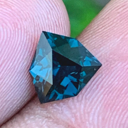 Teal Blue Spinel Shield 1.35 Ct Natural Loose Gemstone From Sri Lanka