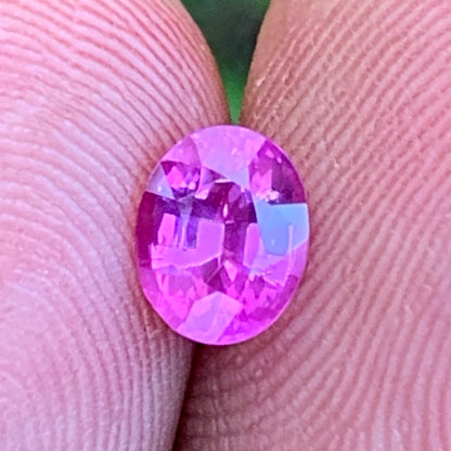 Pink Sapphire Oval Heated Only 1.10 Ct Natural Loose Gemstone for Jewelry Making
