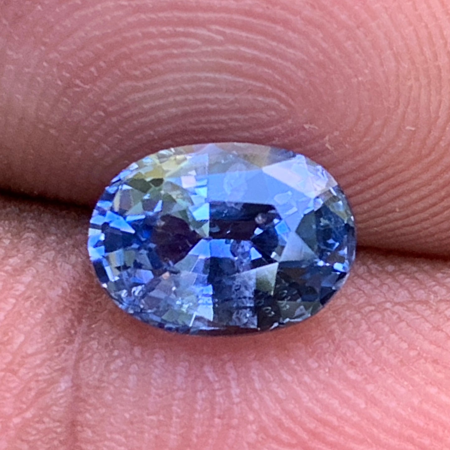 Unheated Blue Sapphire Certified Oval 2.07 Ct Natural Loose Gemstone