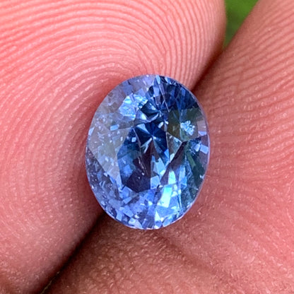 Blue Sapphire Oval 3.5 Ct Natural Earthmined Loose Gemstone from Sri Lanka