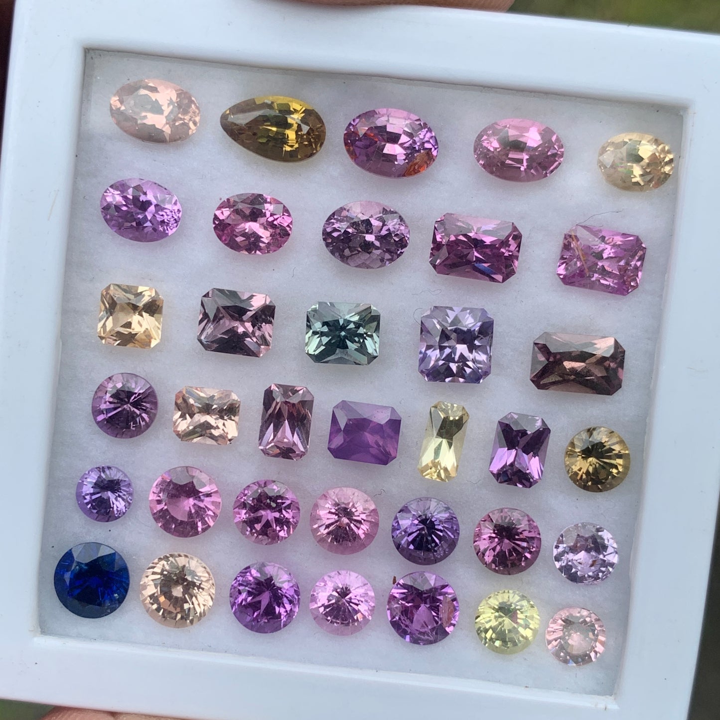 Sapphire Multicolor Natural Heated Only Loose Gemstone Parcel 20.46 Ct / 36 Gemstones From Sri Lanka