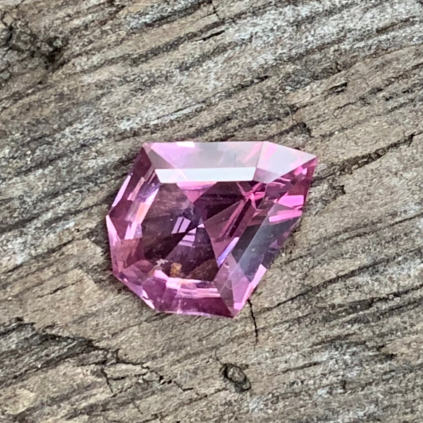 Pink Spinel Geometric Shape Shield 1.16 Ct Natural Loose Gemstone for Jewelry Making