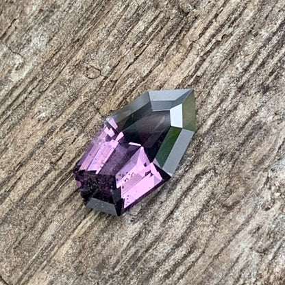 Purple Spinel Fancy Geometric Shape Modified Shield 1.50 Ct Natural Loose Gemstone from Sri Lanka