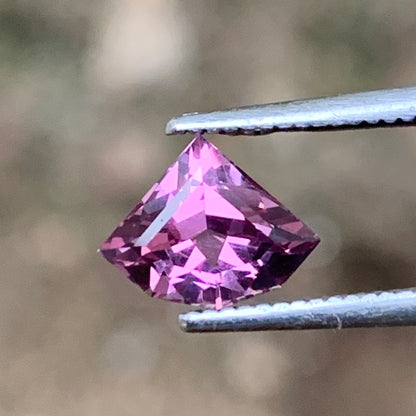 Purple Spinel Geometric Shape Shield 1.01 Ct Natural Loose Gemstone for Jewelry Making