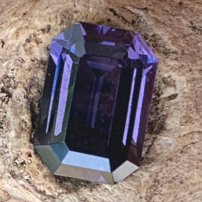 Purple Spinel Emerald Cut Octagon 2 Ct Natural Loose Gemstone