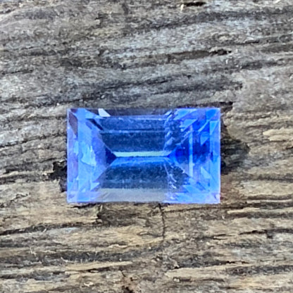 Blue Sapphire Rectangle 1.25 Ct Natural Loose Gemstone from Sri Lanka