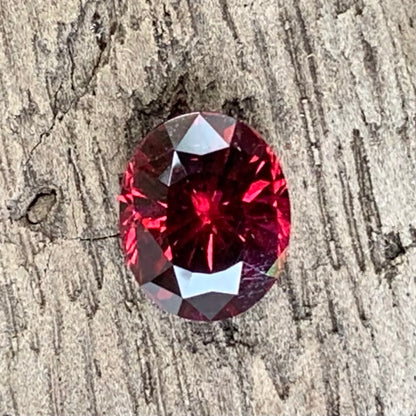 Red Garnet Oval 1.19 Ct Natural Loose Gemstone from Sri Lanka