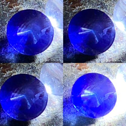 Blue Sapphire 5.9 mm Round Heated Only 0.86 Ct Natural Loose Gemstone for Jewelry Making