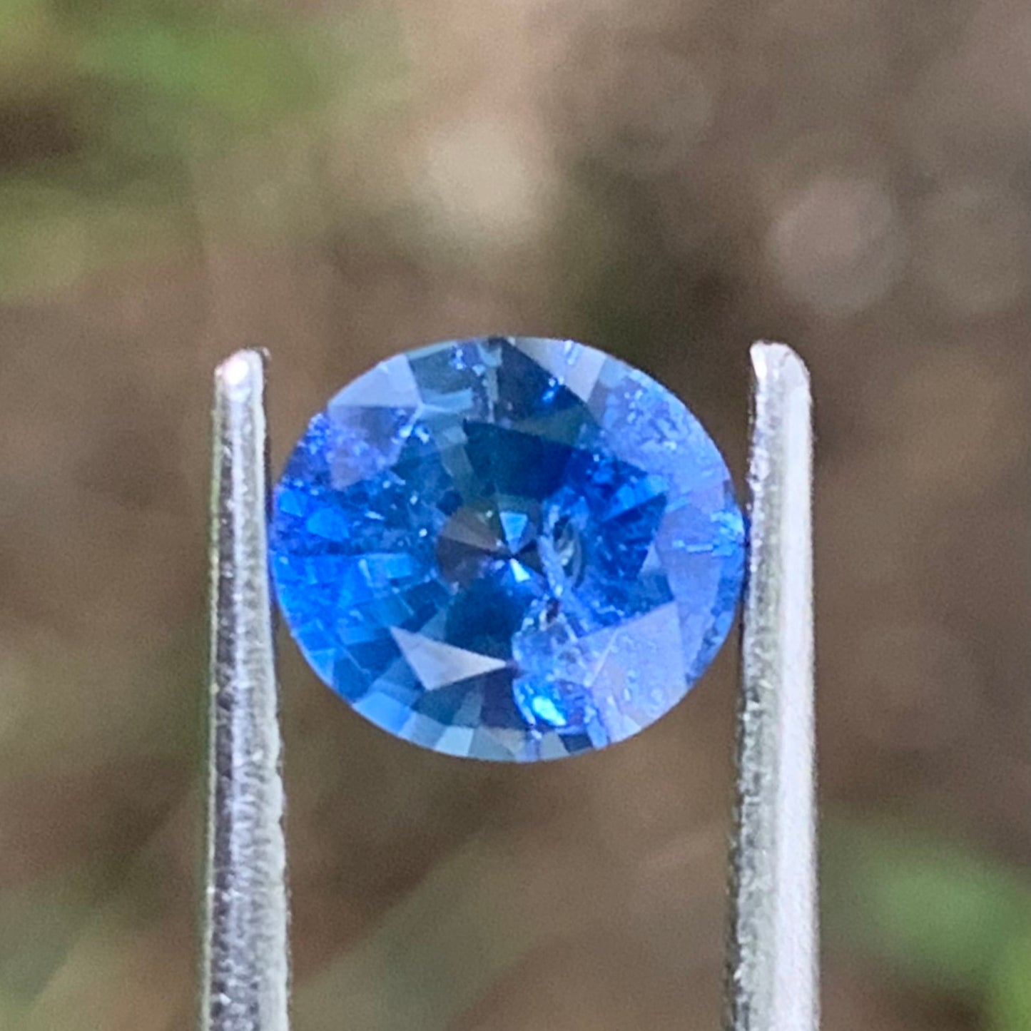 Blue Sapphire Roundish Oval 1.11 Ct Heated Only Natural Loose Gemstone For Jewelry Making