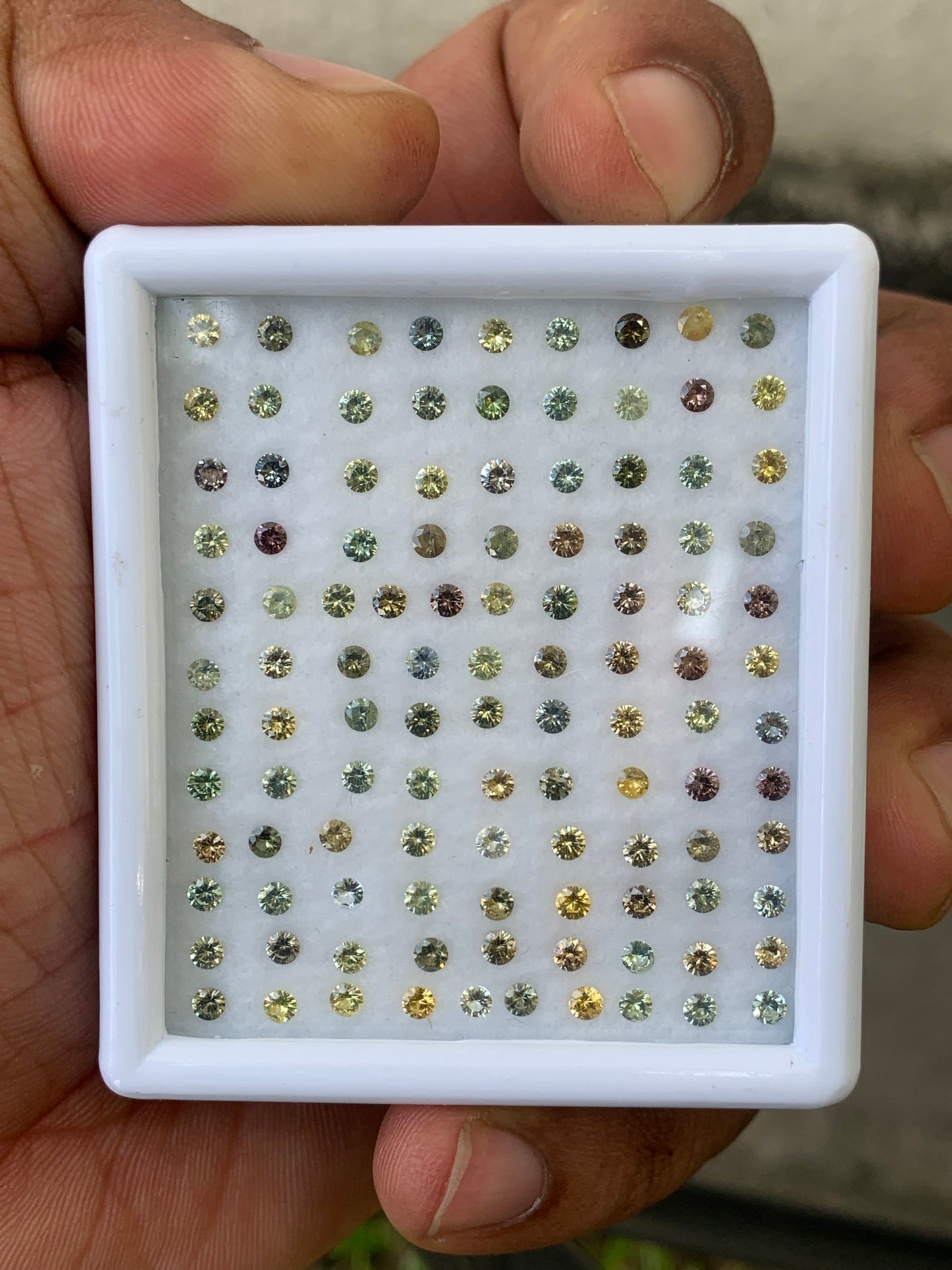 Zircon Rounds Wholesale Parcel of 110 Multi Color Natural Loose Gemstones 8.67Ct
