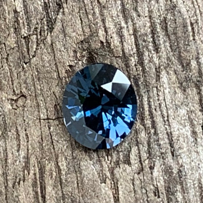Deep Teal Blue Spinel Oval 0.8 Ct Natural Loose Gemstone For Jewelry Making