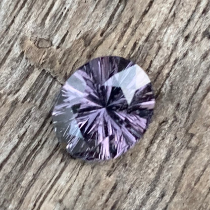 Grayish Purple Spinel Concave Cut Oval 1.6 Ct Loose Gem Stone From Sri Lanka
