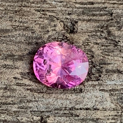 Unheated Padparadscha Sapphire Oval 1.45 Ct Natural Loose Gemstone