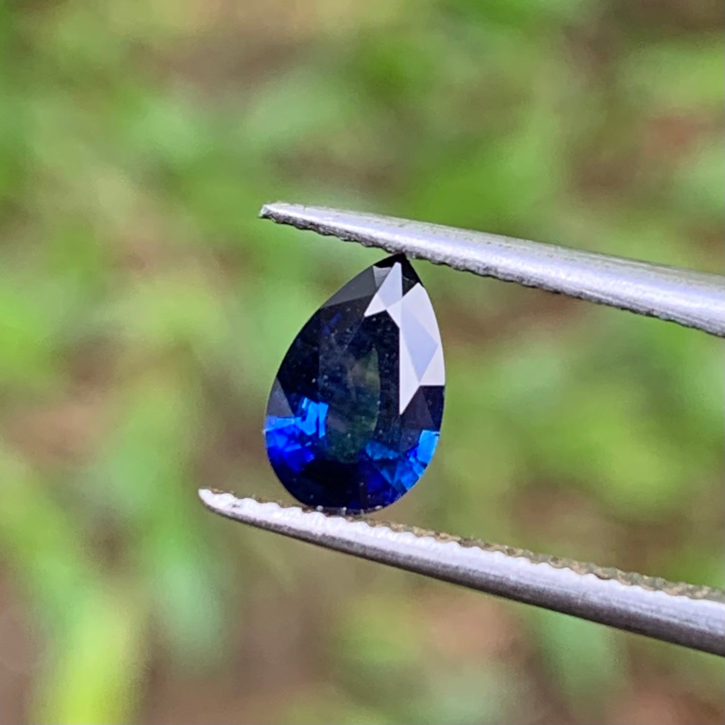 Blue Sapphire Pear Cut 0.57 Ct Natural Loose Gemstone For Jewelry Making 💎✨