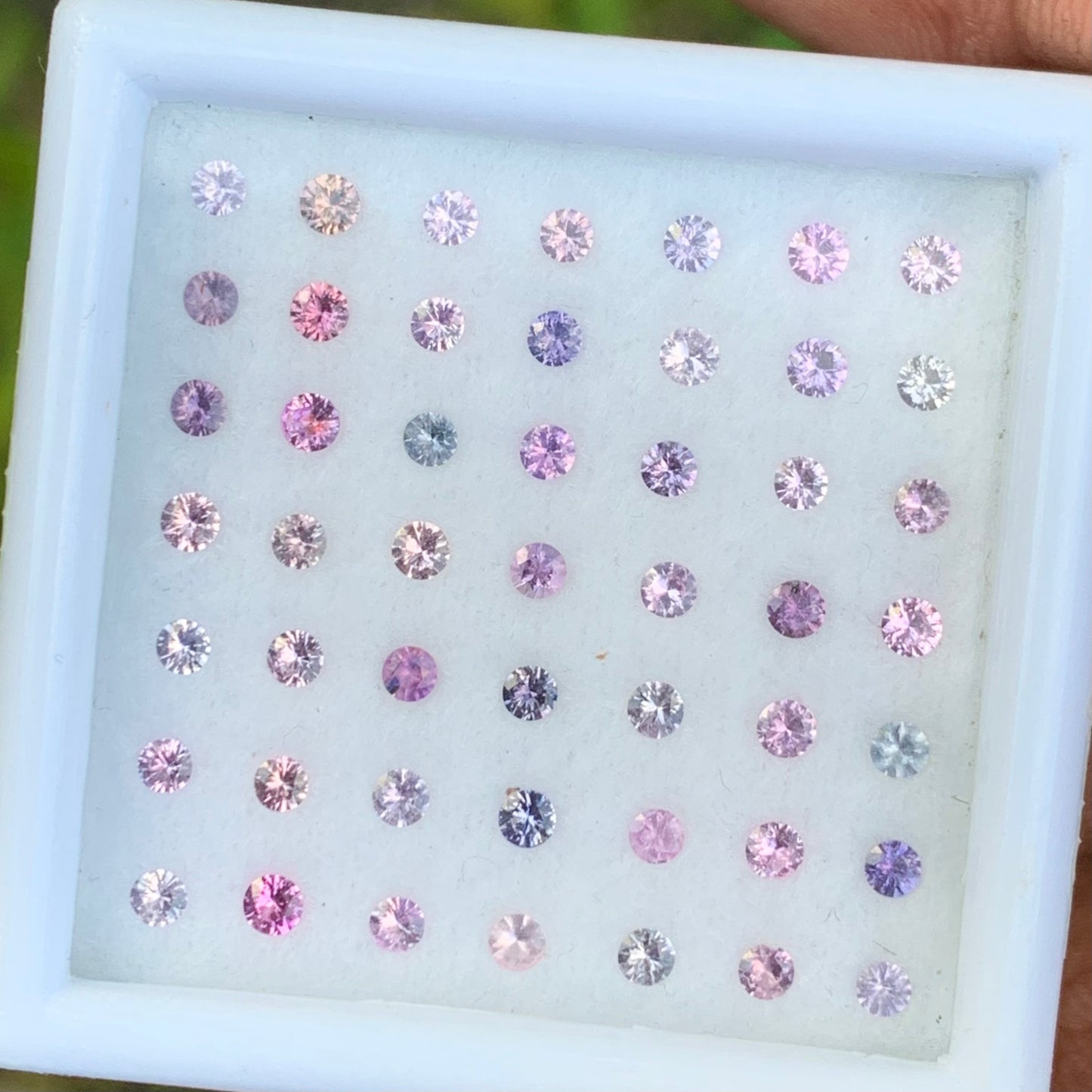Pink & Purple Sapphire 1.83 Ct / 49 Loose Gemstone Parcel For Jewelry Making 💎✨