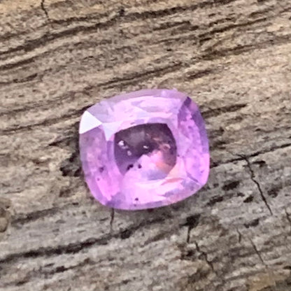 Purple Sapphire Cushion 0.64 Ct Heated Only Natural Loose Gemstone