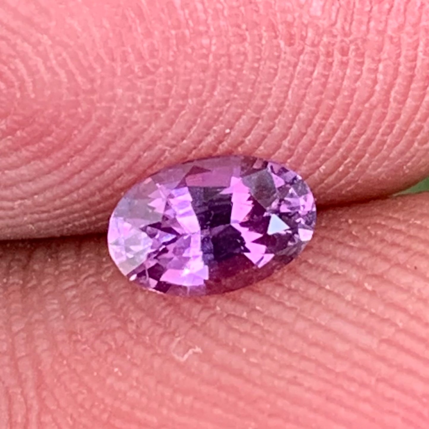 Purple Sapphire Oval Heated Only 0.5 Ct Loose Gemstone For Jewelry Making