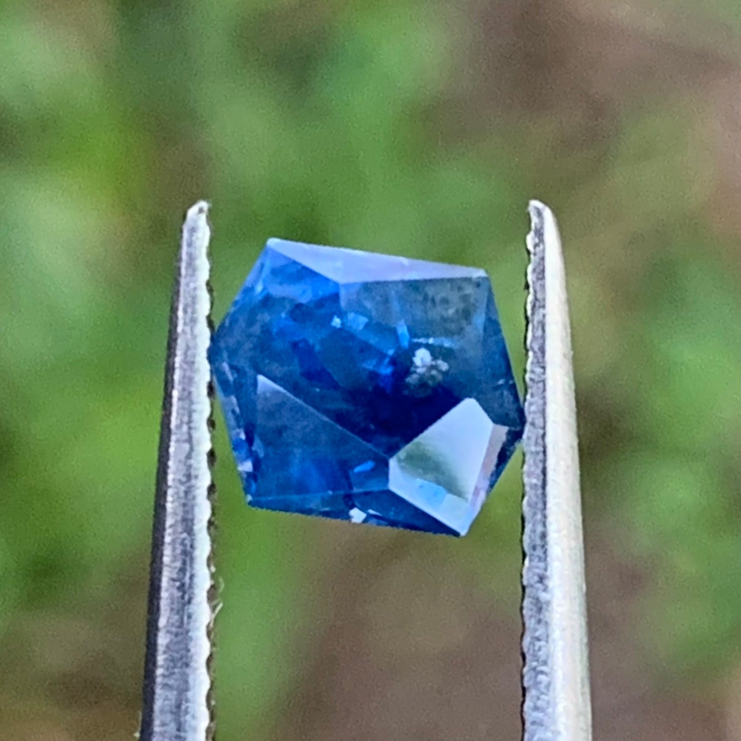 Blue Sapphire Modified Hexagon Heated Only 0.83 Ct Natural Loose Gemstone
