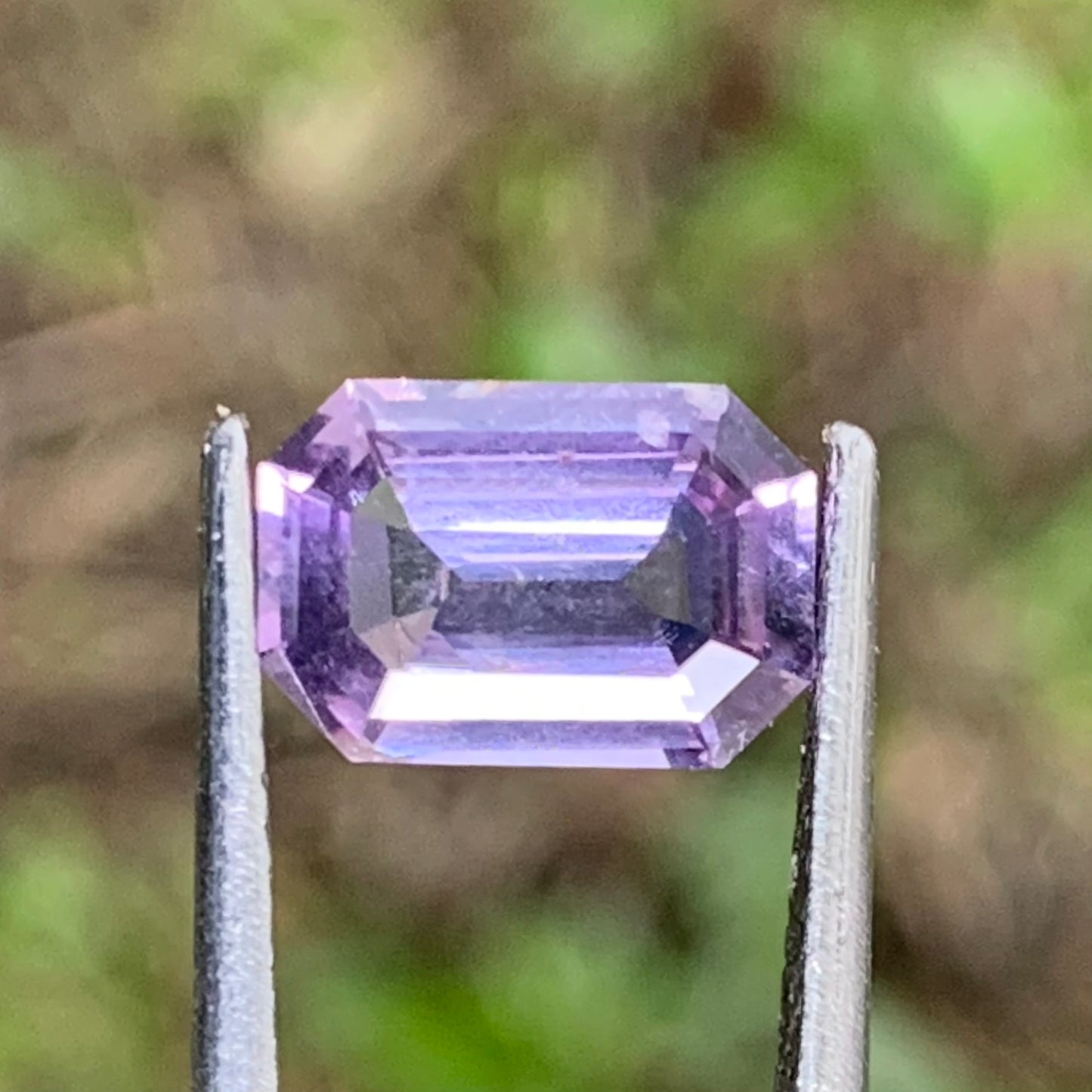 Lavender Spinel Emerald Cut Octagon 2.04 Ct Natural Loose Gemstone for Jewelry Making