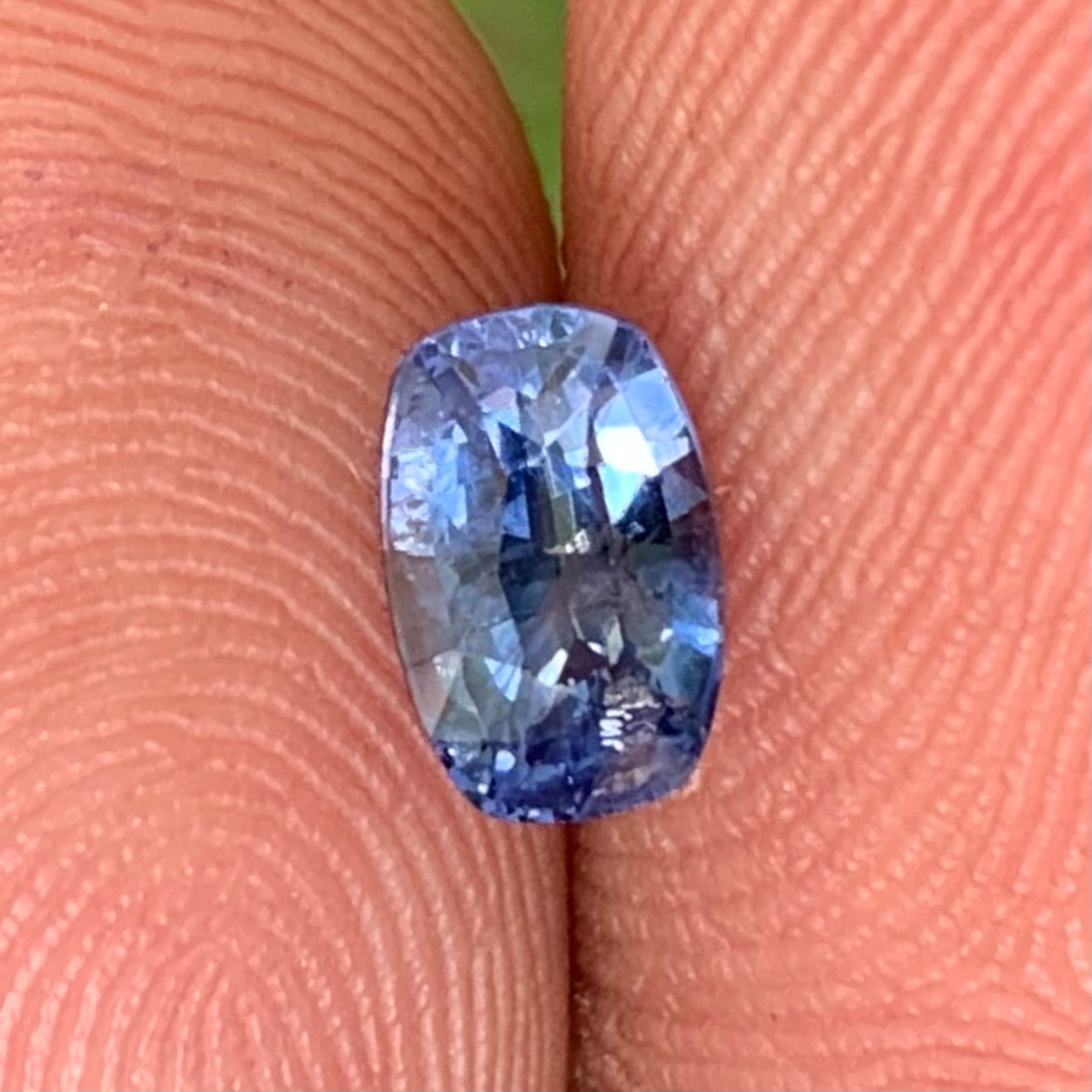 Blue Sapphire Rectangular Cushion 0.99 Ct Heated Only Natural Loose Gemstone For Jewelry Making