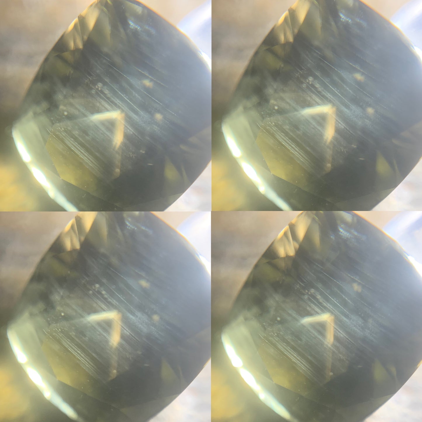 Brownish Green Zircon Rectangular Cushion Natural Certified 5.85 Ct Loose Gemstone