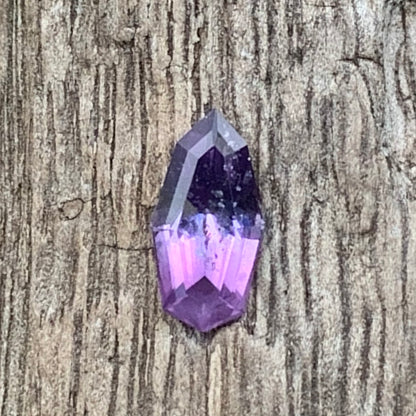Purple Spinel Fancy Geometric Shape Modified Shield 1.15 Ct Natural Loose Gemstone from Sri Lanka