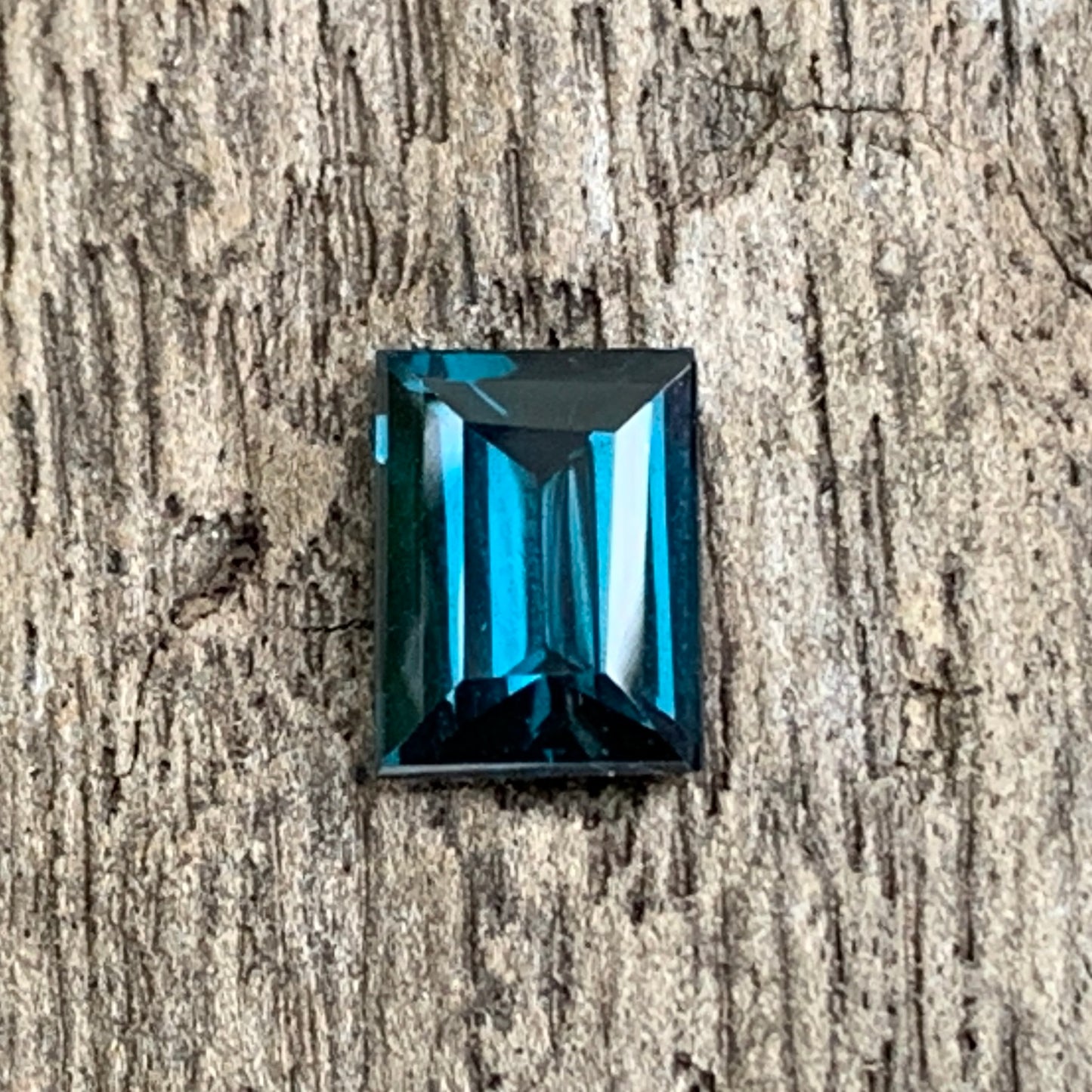Teal Blue Spinel Baguette 1.08 Ct Loose Gemstone For Contemporary Jewelry 💎✨