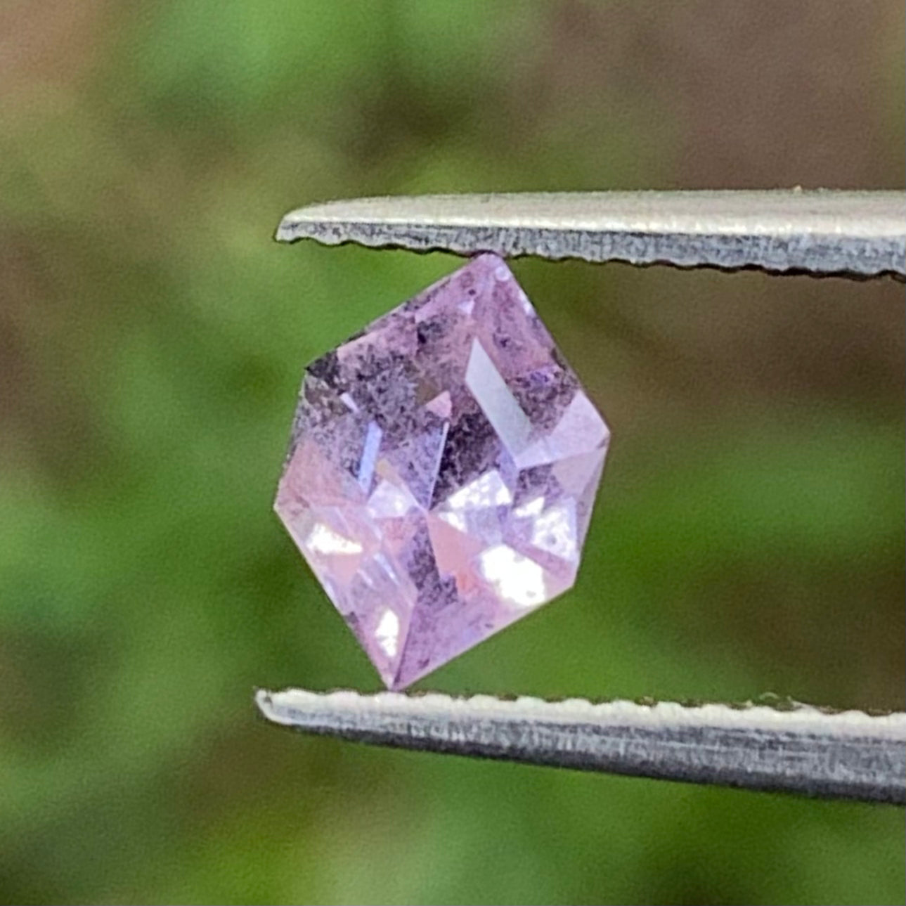 Purple Sapphire Elongated Hexagon Heated Only 0.54 Ct Natural Loose Gemstone