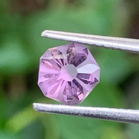 Purple Spinel Fancy Flower Cut 0.76 Ct Natural Loose Gemstone