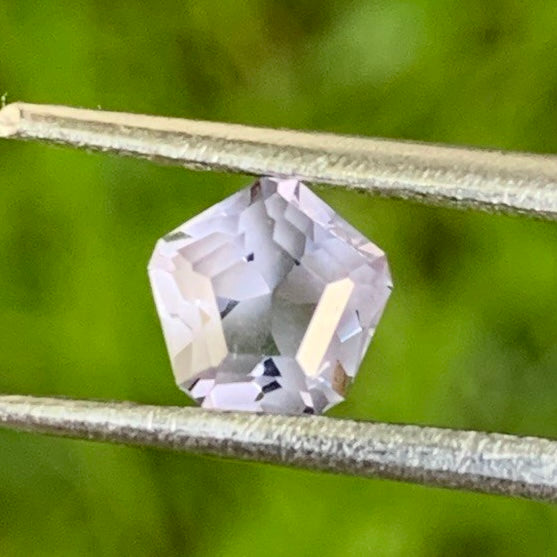 Silvery Grey Pentagonal Spinel 0.70 Ct Natural Loose Gemstone From Sri Lanka
