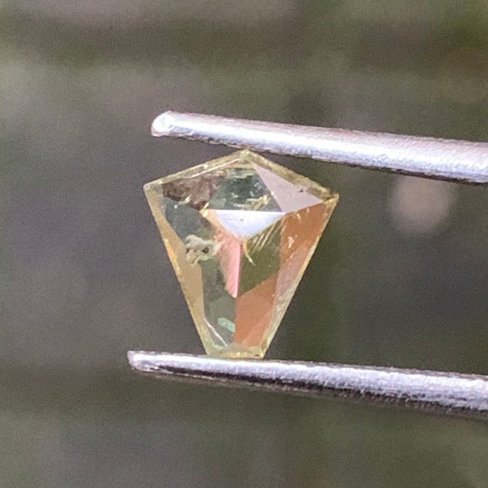 Chrysoberyl Rose Cut Coffin 0.75 Ct Natural Loose Gem Stone From Sri Lanka