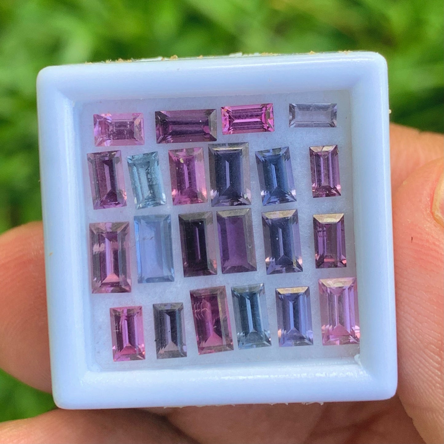 Spinel Baguettes Natural Multicolor Loose Gemstone Parcel 6.06 Ct / 22 Gemstones From Sri Lanka