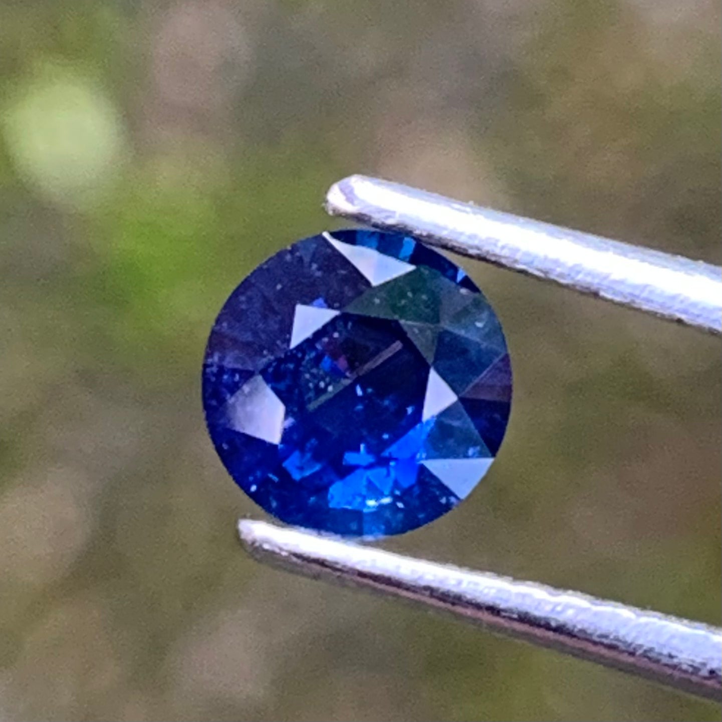 Blue Sapphire 5.7 mm Round Heated Only 0.69 Ct Natural Loose Gemstone