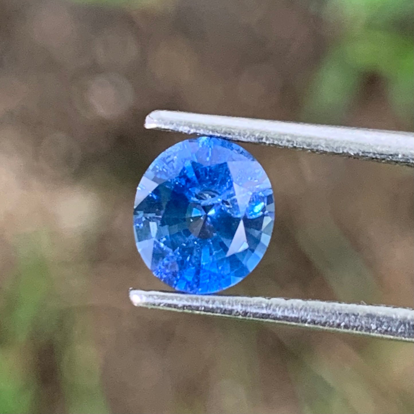 Blue Sapphire Roundish Oval 1.11 Ct Heated Only Natural Loose Gemstone For Jewelry Making