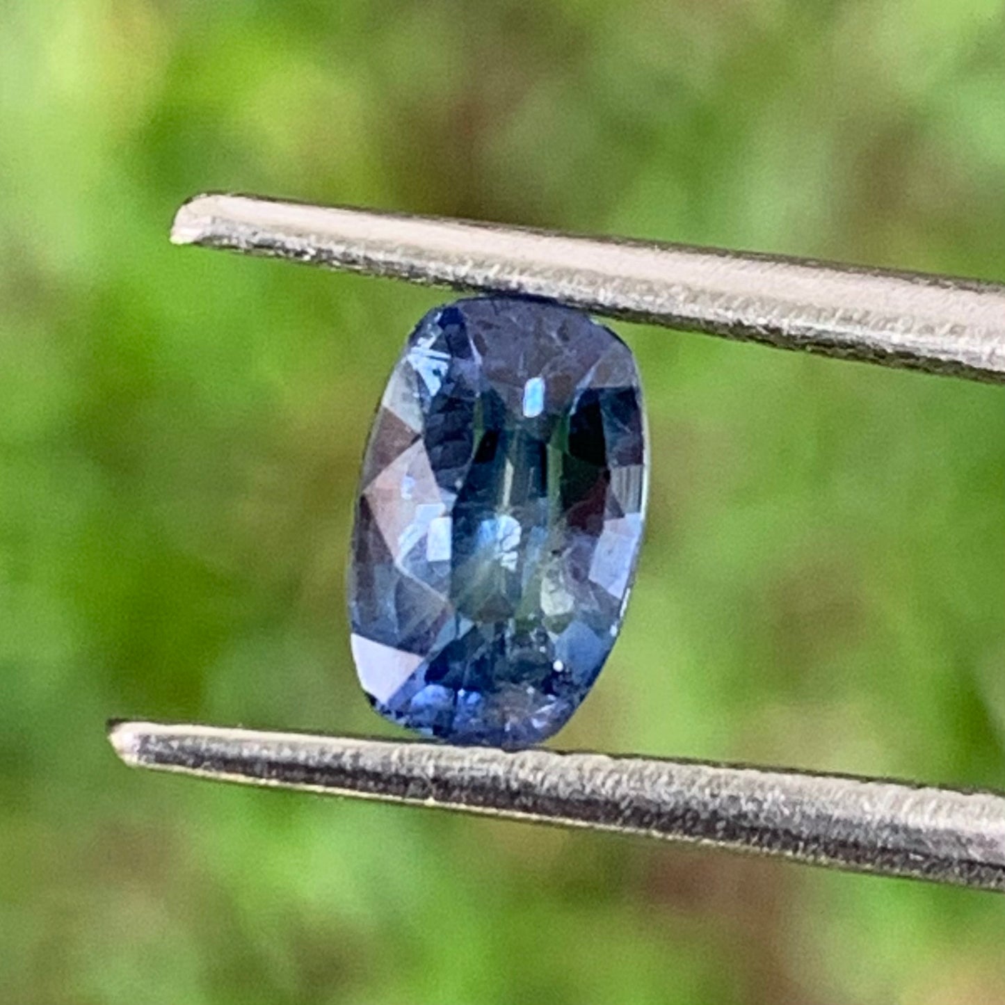 Blue Sapphire Rectangular Cushion 0.99 Ct Heated Only Natural Loose Gemstone For Jewelry Making