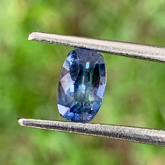 Blue Sapphire Rectangular Cushion 0.99 Ct Heated Only Natural Loose Gemstone For Jewelry Making